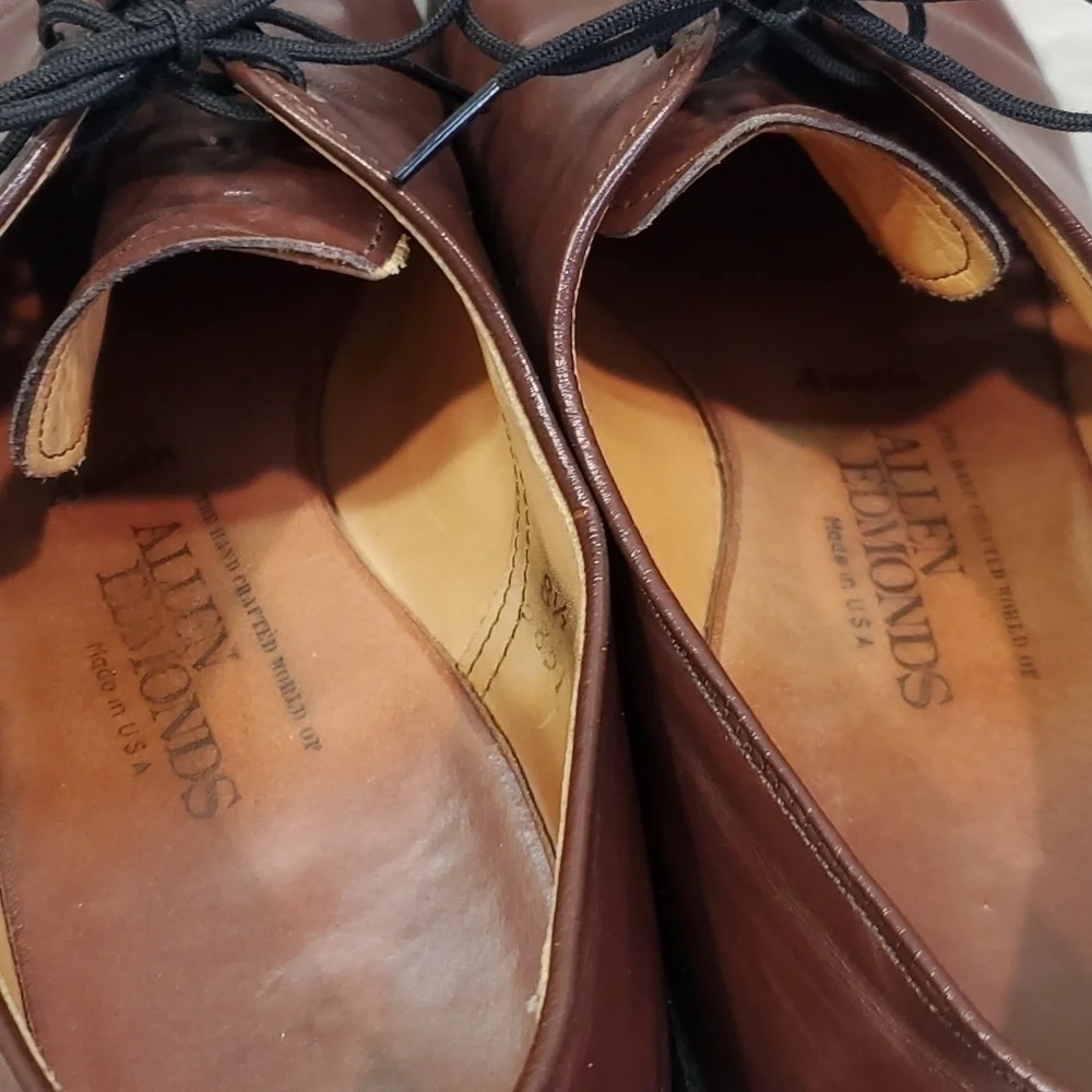 Allen edmonds Austin 30713 Mens Dress Oxford Slip on shoes sz 8.5C